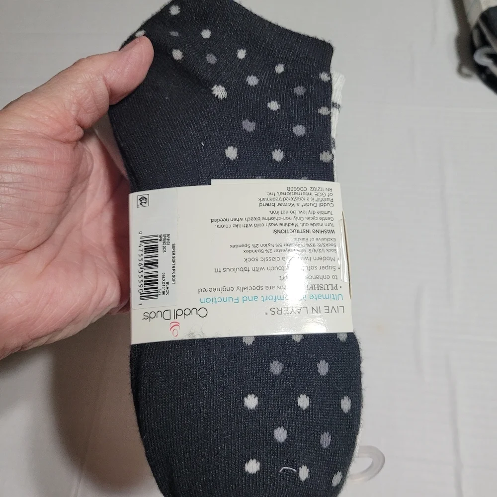 Cuddl Duds 6 Pack Supersoft Warm Crew Socks